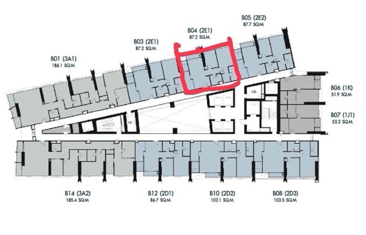 Selling down payment, Date and time at Chao Phraya, 2-bedroom room, position B04 Selling down payment, Date and time at Chao Phraya, 2-bedroom room, position B04