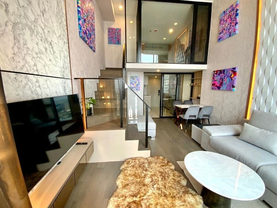 Condo for rent, Park Origin Ratchathewi, beautiful room, very livable, Duplex, high floor, beautiful view. Condo for rent, Park Origin Ratchathewi, beautiful room, very livable, Duplex, high floor, beautiful view.