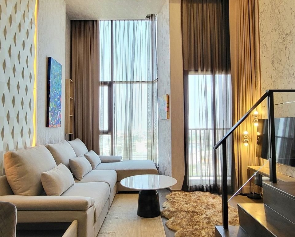 ให้เช่าคอนโด Park Origin Ratchathewi ห้องสวยน่าอยู่มาก Duplex ชั้นสูง วิวสวย – รูปที่ 2