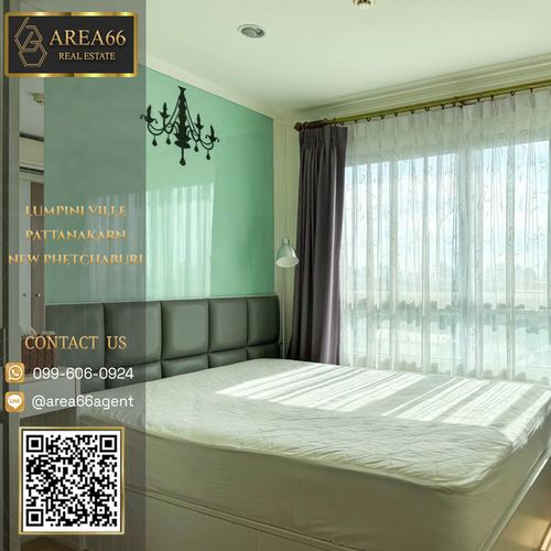 🔥 For sale!! Condo Lumpini Ville Phatthanakan-New Phetchaburi Road.