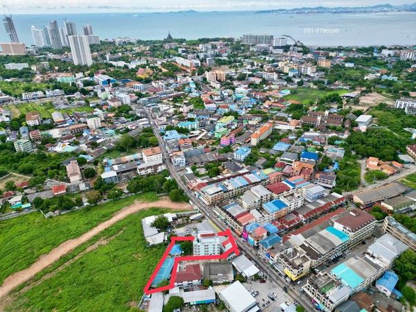 ขายที่ดินติดถนนโพธิสาร นาเกลือ-พัทยา ใกล้ทะเลวงอมาตย์ ติดคอนโดแสนสิริ
