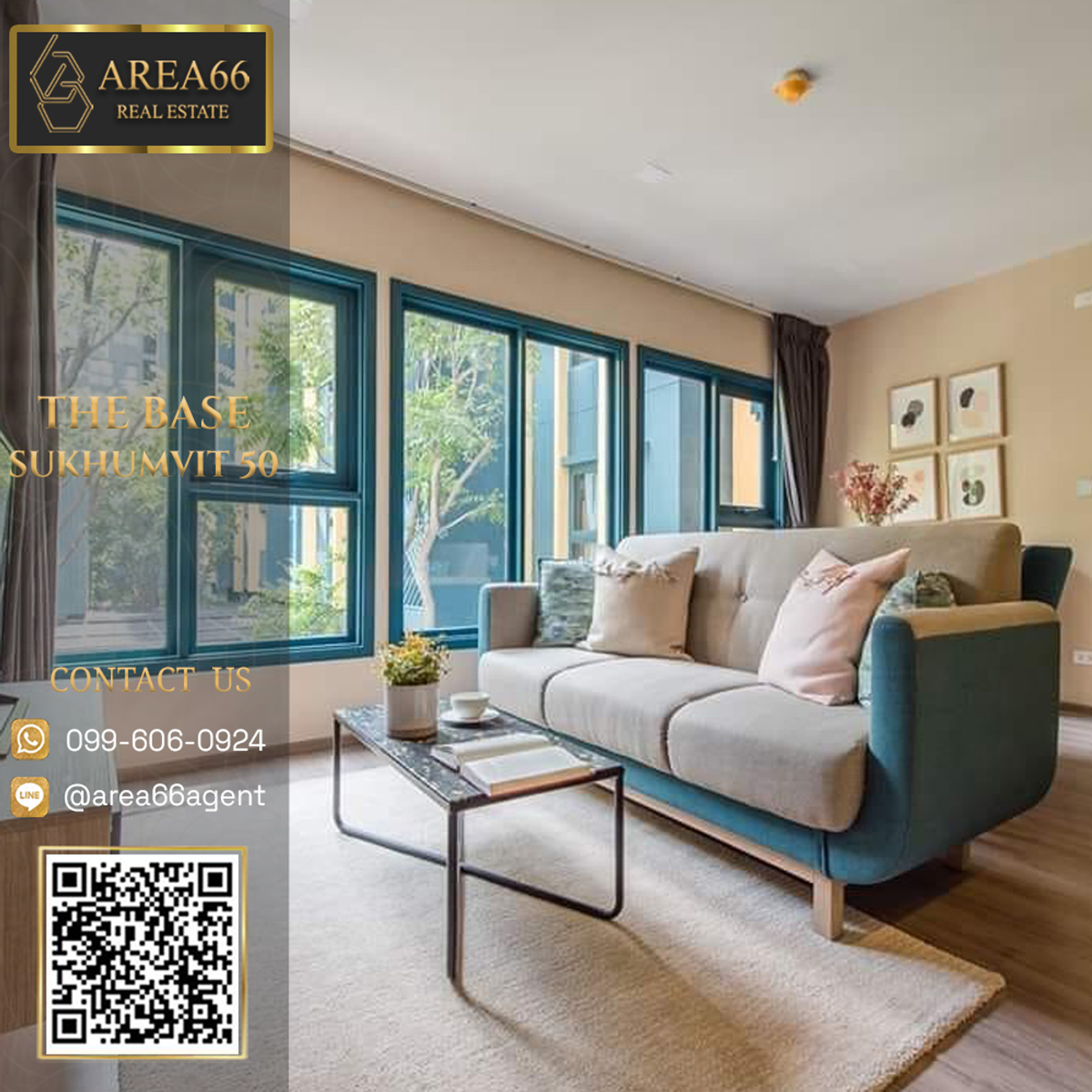 🔥 Urgent sale!! Condo The Base Sukhumvit 50