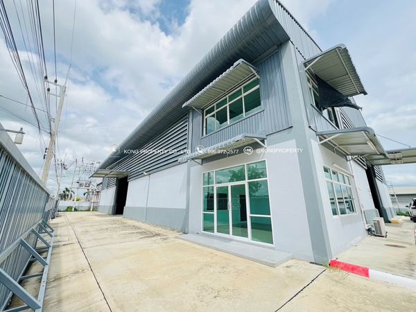 ให้เช่าโรงงาน ลาดหลุมแก้ว ปทุมธานี ระบบไฟฟ้าพร้อม รองรับรถใหญ่เข้า-ออกได้สะดวก