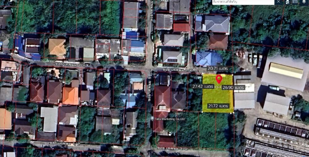 ขาย ที่ดิน 126.5 ตร.ว. แปลงมุม สุดซอย ทำเลสุดส่วนตัวส่วนตัว ซอยเทพพนม 1/6  – รูปที่ 2