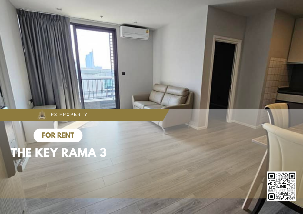 ให้เช่า✨The Key Rama 3✨ 2 ห้องนอน 1 ห้องน้ำ ติดห้าง Terminal21 เฟอร์นิเอจร์บิวท์อินจัดเต็ม พร้อมเครื่องใช้ไฟฟ้า