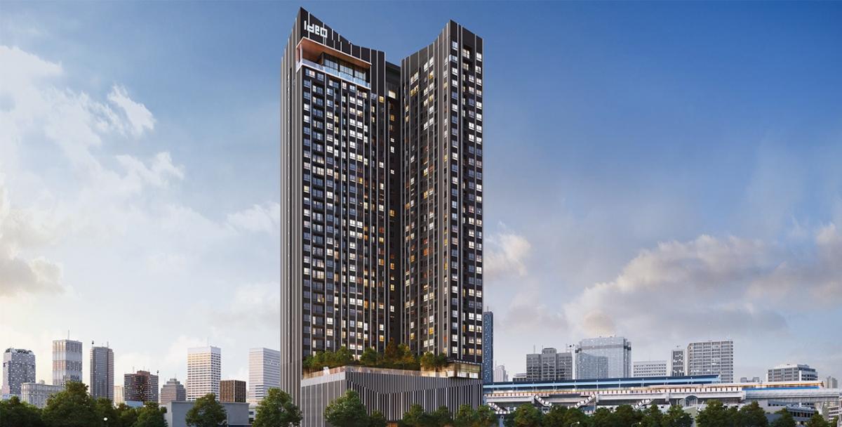 2 ห้องนอน 45 ตรม. ชั้นสูง ห้องโครงการ Ideo Sukhumvit-Rama 4 คอนโดใกล้ BTS พระโขนง 350 เมตร