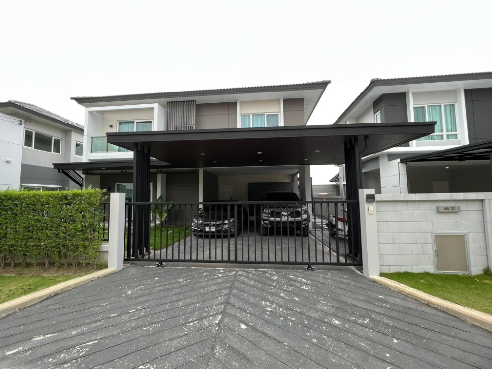♦ Modern style ♦  บ้านเดี่ยว 2ชั้น 60.40 ตร.ว. | 4ห้องนอน 2 ที่จอดรถ | ใกล้ ARL บ้านทับช้าง 11 นาที, โรบินสัน ไลฟ์สไตล์ 13 นาที