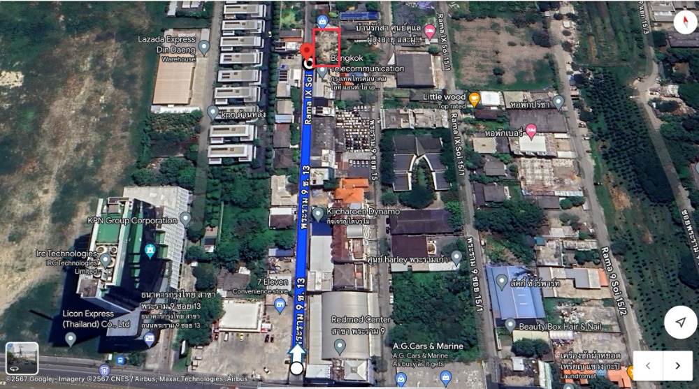 ที่ดิน พระราม 9 ซอย 13 (ขาย), Land Rama 9 Soi 13 (FOR SALE) BZD224