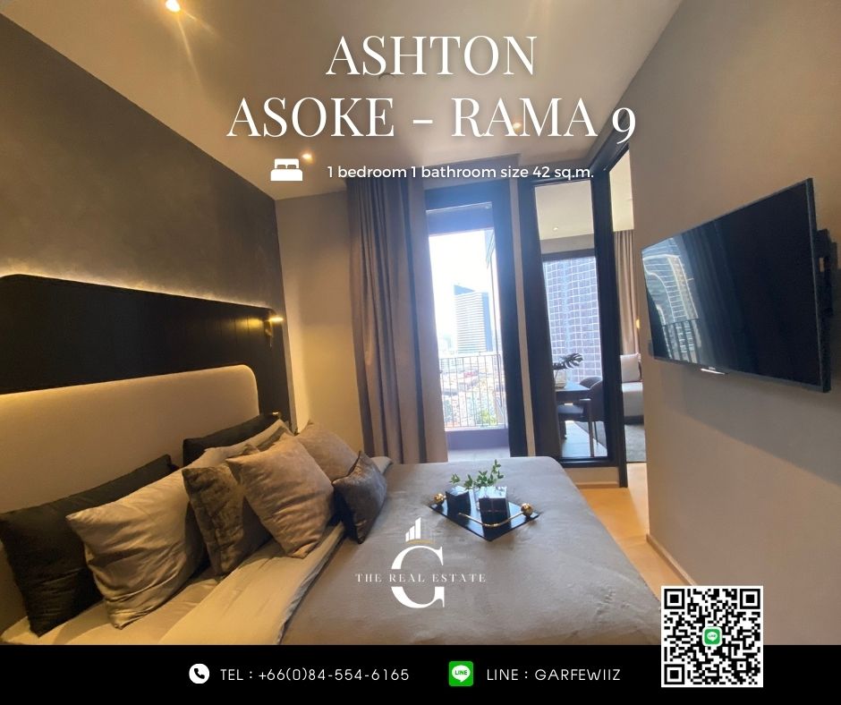 คอนโดใกล้ MRT พระราม 9 📍Ashton Asoke -Rama 9 ราคาพิเศษ 1 bedroom 32 sq.m. ONLY 6.99 THB กู้ได้ 💯 % – รูปที่ 2