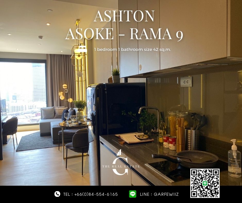 คอนโดใกล้ MRT พระราม 9 📍Ashton Asoke -Rama 9 ราคาพิเศษ 1 bedroom 32 sq.m. ONLY 6.99 THB กู้ได้ 💯 % – รูปที่ 4