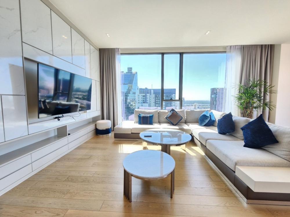 Rental: Penhouse At The Strand Thonglor , 3 Bed 3 Bath 1 Maid's Room , 184 Sq.m , 28th Floor , 2 Parking **Unblocked view** – รูปที่ 2