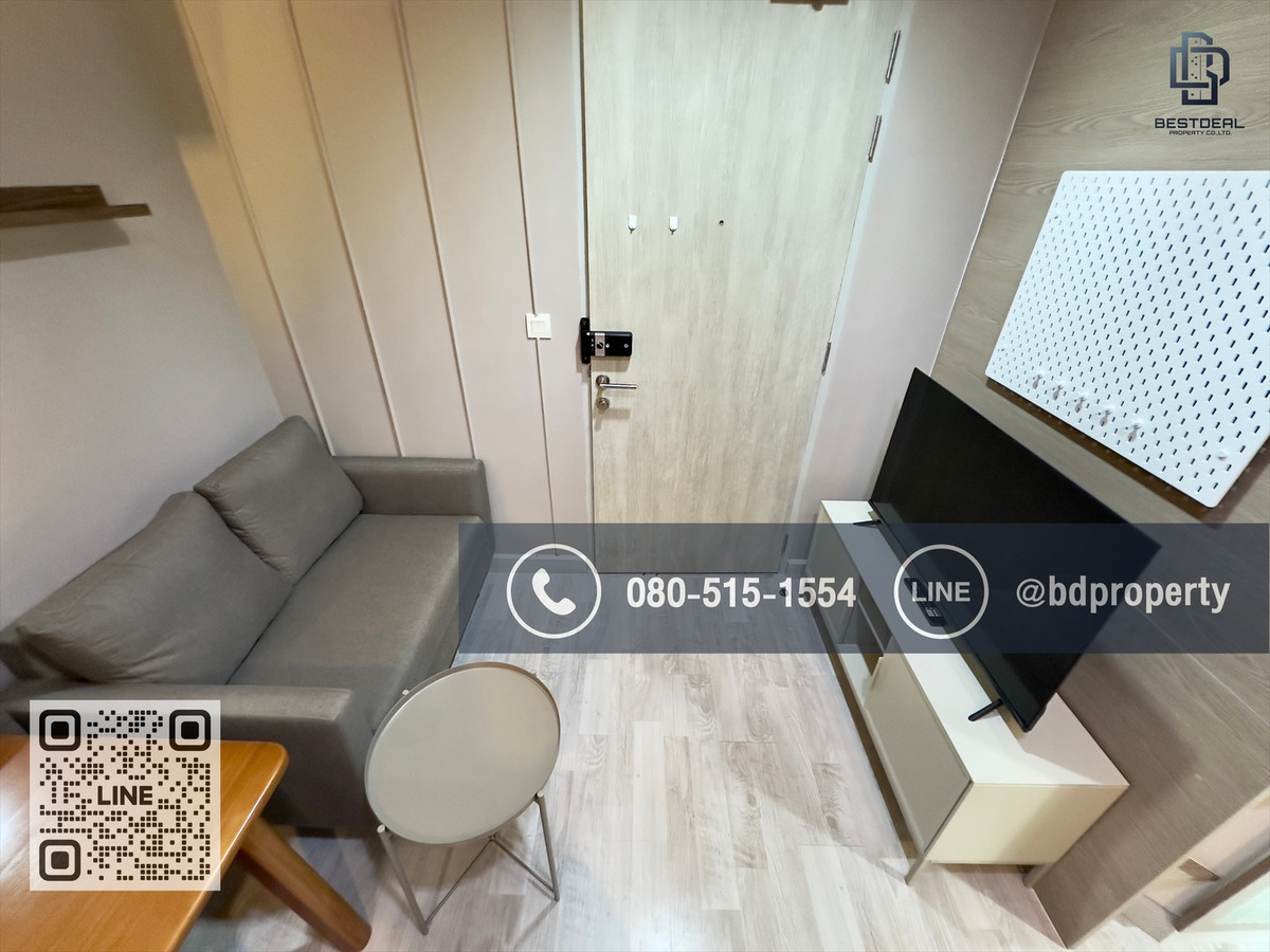  Bestdeal ขายด่วน  Studio 22 sqm.ห้องใหม่ สวย พร้อมเฟอร์นิเจอร์บิ้วอิน ขายเพียง 3.09 ล้านเท่านั้น  อยู่เองหรือ ดูลงทุนไม่ควรพลาด ใกล้MRT และ เซ็นทรัลพระราม 9 เพียง 80 ม. – รูปที่ 4
