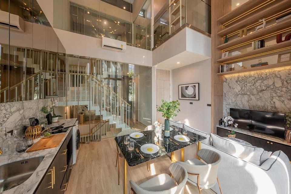 ♦ Unfurnished ♦ 3-story townhouse, 20.00 sq.w., 230.00 sq.m. | 3 bedrooms, 4 bathrooms | Near BTS Bang Chak 2 mins, True Digital Park 3 mins – รูปที่ 2