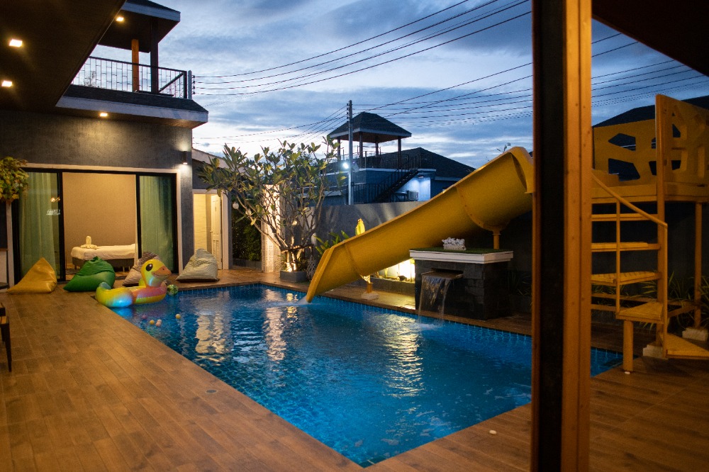 Pool Villa Cha-am for sale, ready to continue doing business.