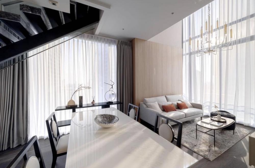 Rental : Laviq Sukhumvit 57 , Duplex 2 Bed 2 Bath , 98 S.qm , 11-12th Floor , 2 Parking – รูปที่ 3