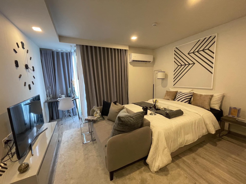 Maestro 14 Siam - Ratchathewi【𝐑𝐄𝐍𝐓】🔥 ห้องสไตล์โมเดิร์นโทนเทาๆ เฟอร์ดีไซน์ชิคๆ เครื่องใช้พร้อม ส่วนกลางพร้อม มีสระว่ายน้ำ ใกล้MBK🔥 ติดต่อไลน์ไอดี: @hacondo