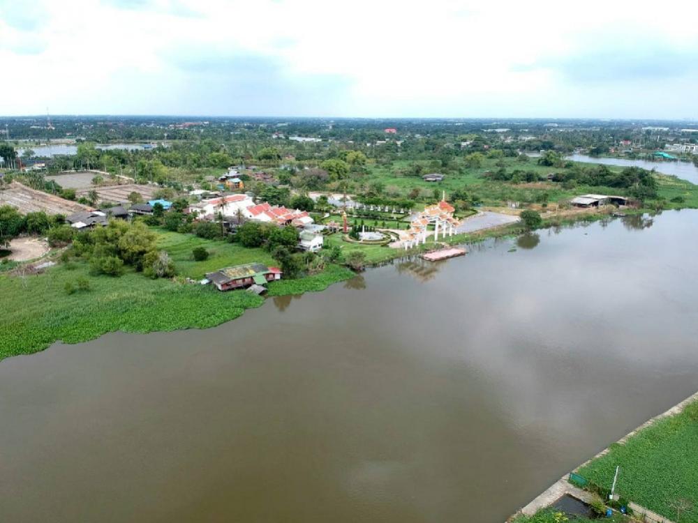 Waterfront land for sale, Ngio Rai Subdistrict, Nakhon Chai Si District, Nakhon Pathom Province, 3 plots, total 3 rai 3 ngan 12 sq m. – รูปที่ 2