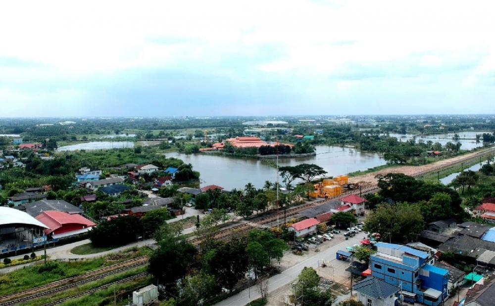 Waterfront land for sale, Ngio Rai Subdistrict, Nakhon Chai Si District, Nakhon Pathom Province, 3 plots, total 3 rai 3 ngan 12 sq m. – รูปที่ 3