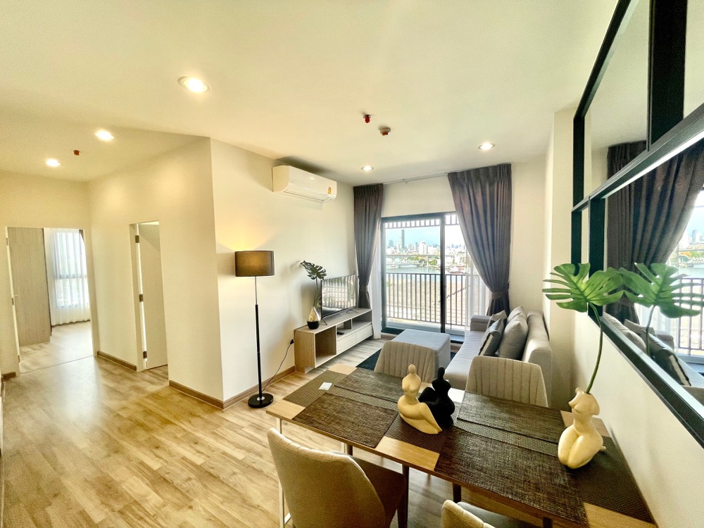 for rent The Niche mono charoenakorn 2 bed river view ❤️✅☘️