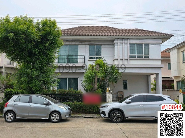 For rent, 2-story detached house, Life Bangkok Boulevard Wongwaen – Rama 9, ready to move in.