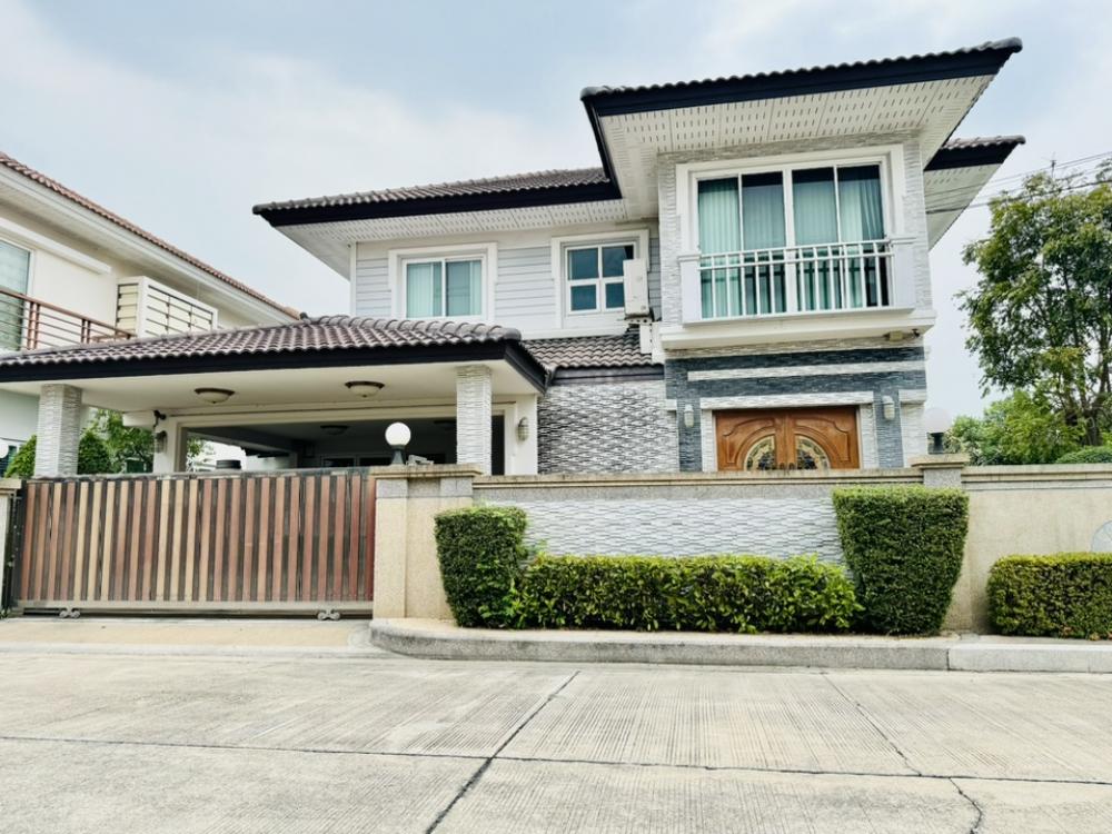 ขายบ้านเดี่ยวหลังใหญ่ โครงการ Perfect Park พระราม 5-บางใหญ่ ขนาด 63.5 ตร.ว 3 ห้องนอน 3 ห้องน้ำ หลังมุม ตกแต่งบ้านด้วยหินอ่อนอย่างดี ใกล้ทะเลสาบและ Club House เดินทางสะดวก ใกล้รถไฟฟ้าสายสีม่วงเพียง 5 กม.
