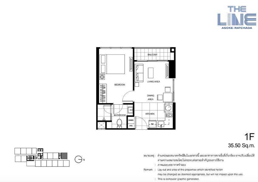 For Sale Condo The Line Asoke-Ratchada  – รูปที่ 3