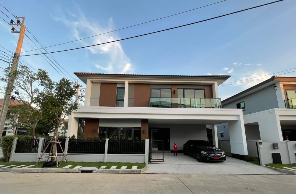 ♦ New house ♦ บ้านเดี่ยว 2 ชั้น  66.90 ตร.ว. | 4 ห้องนอน 3 ที่จอดรถ | ใกล้ MRTสะพานพระนั่งเกล้า 5 นาที, เซ็นทรัลรัตนาธิเบศร์ 12 นาที