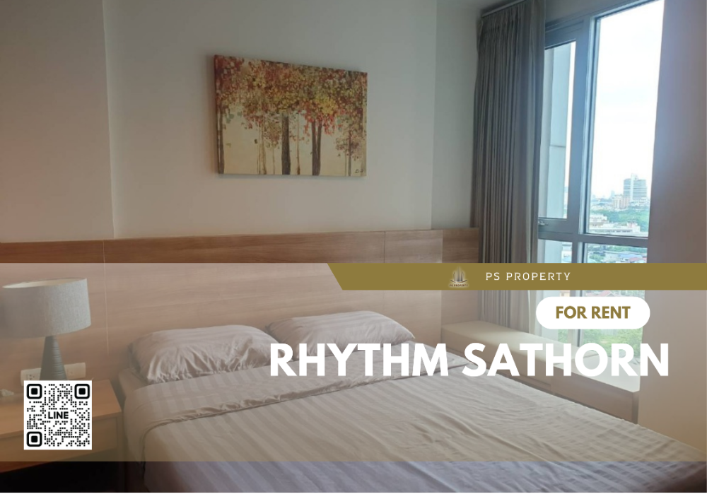 ให้เช่า✨Rhythm Sathorn✨ห้องสวย เฟอร์นิเจอร์ เครื่องใช้ไฟฟ้าครบ ใกล้ BTS สุรศักดิ์
