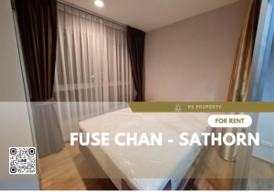 ให้เช่า📣Fuse Chan - Sathorn📣 ห้องใหม่ พร้อมเฟอร์นิเจอร์ เครื่องใช้ไฟฟ้า เดินทางสะดวกใกล้ BTS ช่องนนทรี