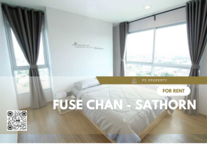 ให้เช่า✨Fuse Chan - Sathorn✨  2 ห้องนอนตกแต่งครบพร้อมเฟอร์นิเจอร์ เครื่องใช้ไฟฟ้าครบ ใกล้ BTS ช่องนนทรี