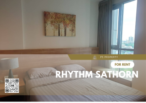 ให้เช่า✨Rhythm Sathorn✨ห้องสวย เฟอร์นิเจอร์ เครื่องใช้ไฟฟ้าครบ ใกล้ BTS สุรศักดิ์
