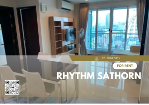 ให้เช่า📌Rhythm Sathorn📌 2 ห้องนอน 2 ห้องน้ำ ห้องสวยพร้อมอยู่ เฟอร์นิเจอร์ เครื่องใช้ไฟฟ้าครบ ใกล้ BTS สะพานตากสิน