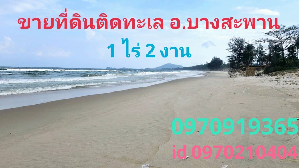 ขาย ที่ดิน 1 ไร่ 2 งาน ติดทะเล หาดบ้านกรูด-ดอนสำราญอ.บางสะพาน ประจวบคีรีขันธ์ ขาย ที่ดิน 1 ไร่ 2 งาน ติดทะเล หาดบ้านกรูด-ดอนสำราญอ.บางสะพาน ประจวบคีรีขันธ์