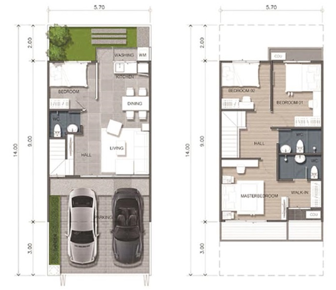 ✨ขายบ้านทาวน์โฮม 🏡 สิรารมย์ พลัส บางนา กม.29 ทาวน์โฮมติดถนนเมนโครงการ แบบ 2 ชั้น 4 ห้องนอน🛏️ ขนาด 19.89 ตร.วา 📍ทำเลถนนบางนา-ตราด กม.29 – รูปที่ 2