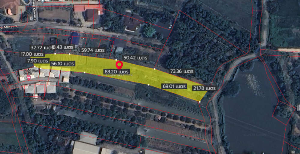 Land for sale as an assessment price. Good location, only 450 meters away from the main road. With Saraphi Agriculture area, Chiang Mai