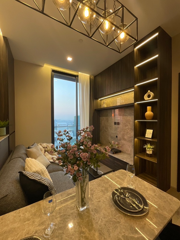1 bedroom for rent, high floor, fully decorated, beautiful. Location: Lat Phrao Intersection