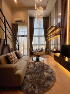 For rent Ideo Rama 9- Asoke Duplex nice decoration