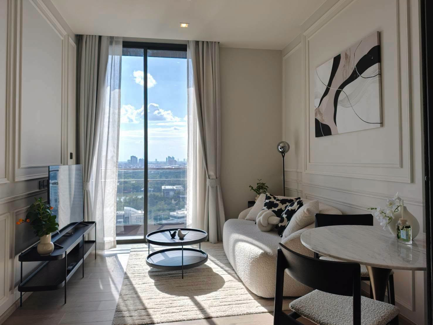🌿 The Crest Park Residences 🌿 ห้องแต่งสวย เฟอร์ครบ 🛏 1 ห้องนอน 1 ห้องน้ำ 41.77 ตร.ม ใกล้ BTS ห้าแยกลาดพร้าว – รูปที่ 2