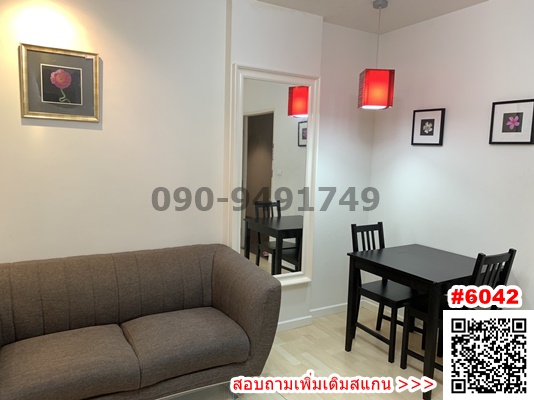 For rent, D Condo On Nut - Suvarnabhumi, big room, cheap price, near Airport Link Suvarnabhumi. – รูปที่ 4