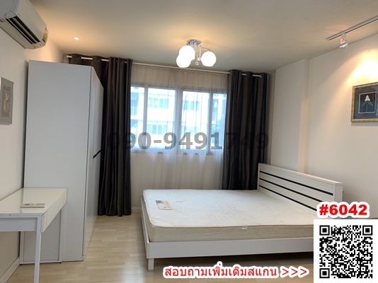 For rent, D Condo On Nut - Suvarnabhumi, big room, cheap price, near Airport Link Suvarnabhumi.