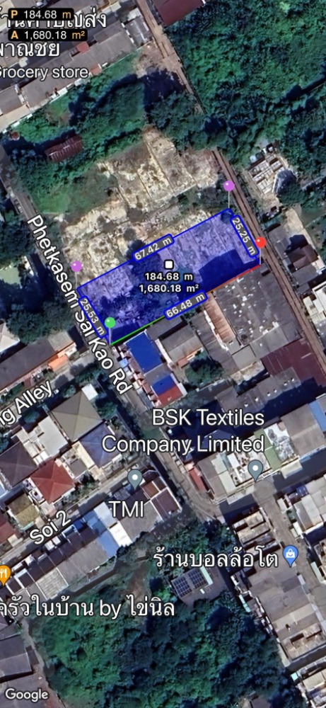 Phetkasem land / near MRT Tha Phra Phetkasem land / near MRT Tha Phra