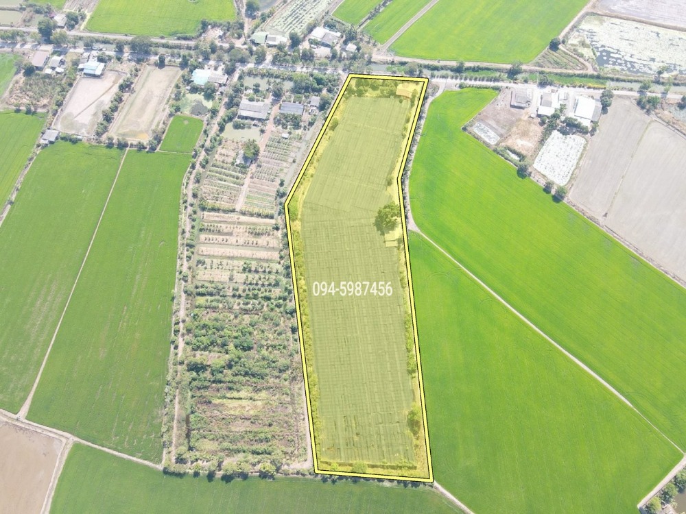 Land for sale 13 rai 171 square wa, Phai Hu Chang, Bang Len, Nakhon Pathom. – รูปที่ 4