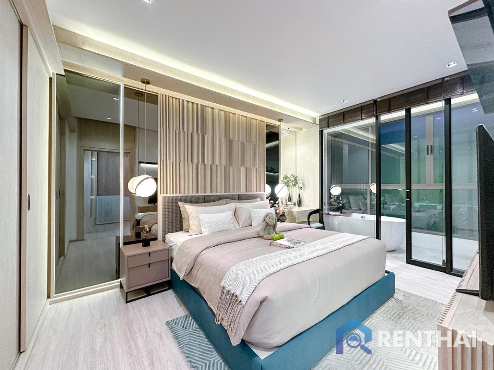คอนโดมเนียมริมหาดจอมเทียนแห่งใหม่ Sky Park Lucean Jomtien  1 bedroom 40 sq.m. – รูปที่ 3