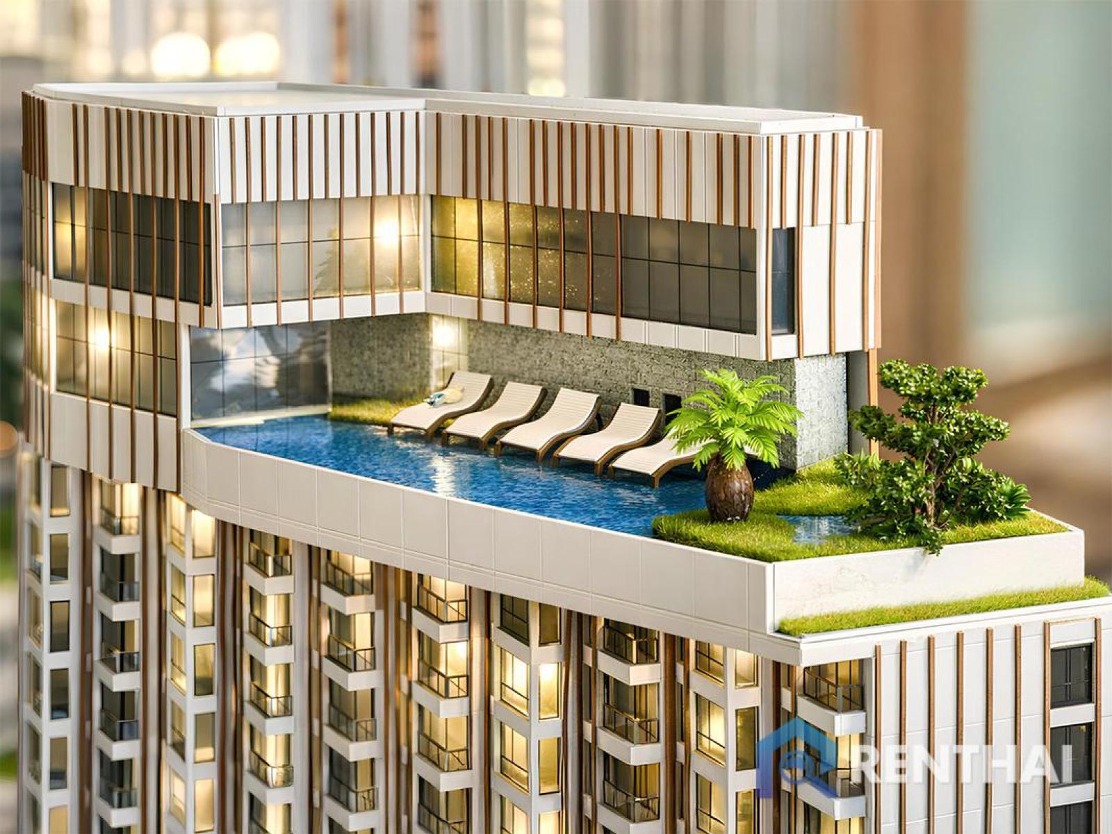 Sky Park Lucean Jomtien คอนโดริมหาดจอมเทียน เปิดจองราคาพรีเซลล์สำหรับ 2 ห้องนอน – รูปที่ 3
