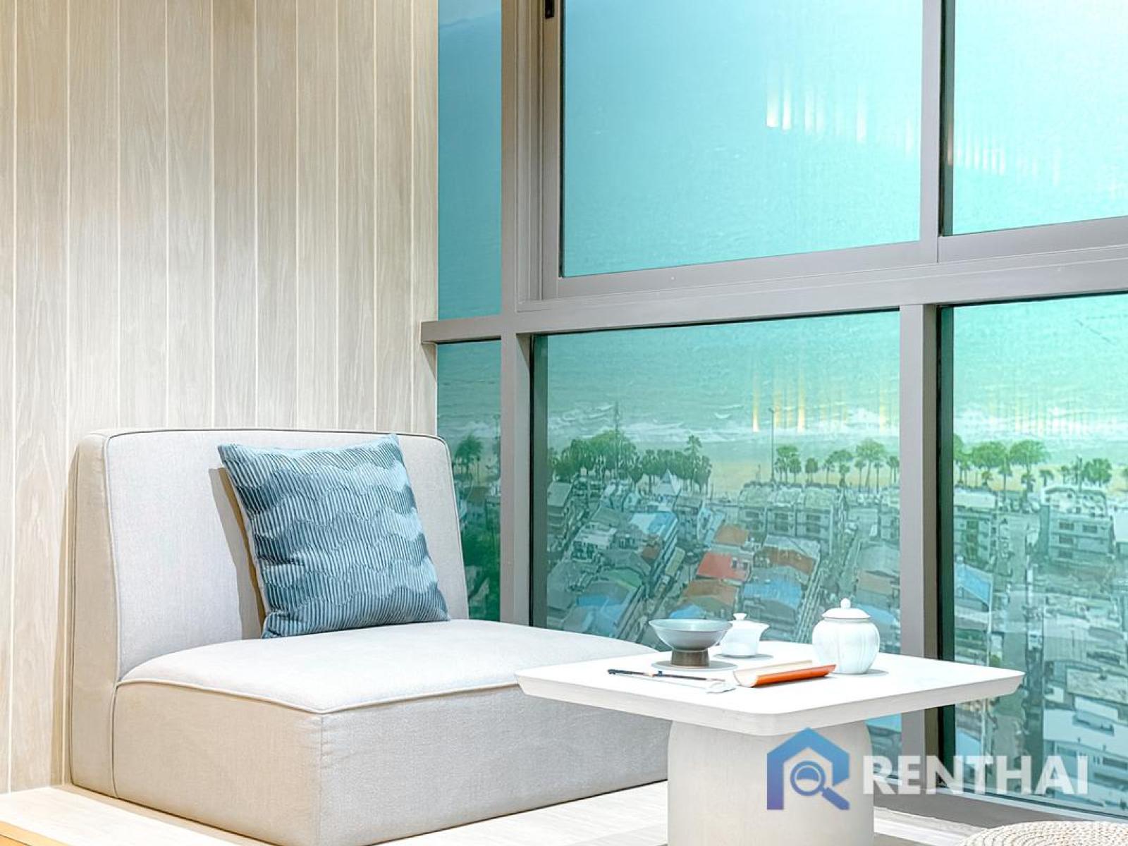 เปิดจองราคาแรก คอนโดริมหาดจอมเทียน  Sky Park Lucean Jomtien ห้องพักแบบสตูดิโอ – รูปที่ 4