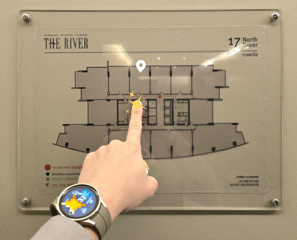 (ปรับราคาสุดพิเศษ 🔥 🤩) ขาย The River Condominium⚡1 ห้องนอนใหญ่ 69 ตร.ม.  Hotdeal 🔥 (ชั้น 17th Tower B, วิวเปิดโล่งทางแม่น้ำและวิวเมืองทางทิศใต้ พร้อมเฟอร์นิเจอร์ Built-in แต่งสวย🛎 ขายพร้อมผู้เช่า  – รูปที่ 3