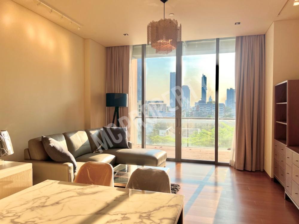 The Sukhothai Residences 2 bedroom 140sqm big balcony very rare unit for rent only 100,000 per month please tel 0816878954 line id 0816878954
