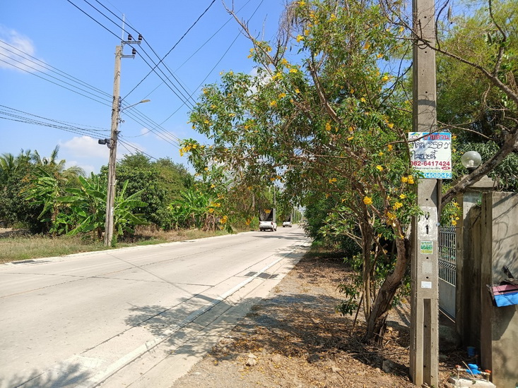 H1193 ขายที่ดินเปล่า 258 ตารางวา  อยู่ถนนบางใหญ่-บางคูลัด  ใกล้ อบต.บางใหญ่  นนทบุรี  เพียง 350 เมตร  ที่ดินติดถนน 2ด้าน  เหมาะปลูกบ้าน – รูปที่ 4