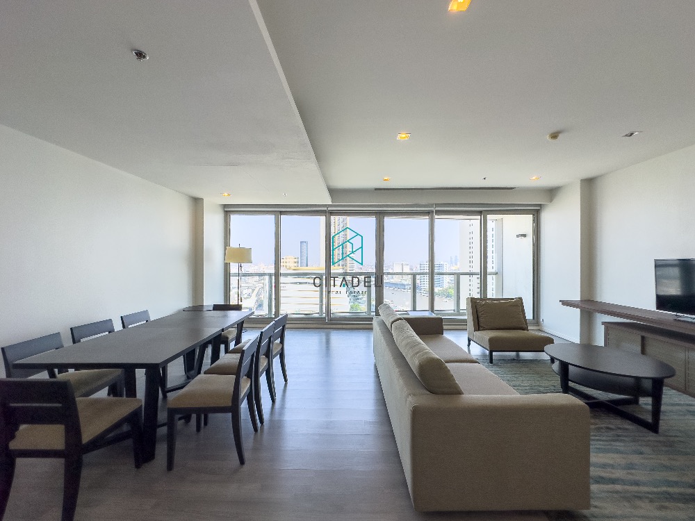 The River by Raimon Land - Hight Floor 3 Beds Condo for Rent Facing IconSiam! – รูปที่ 2