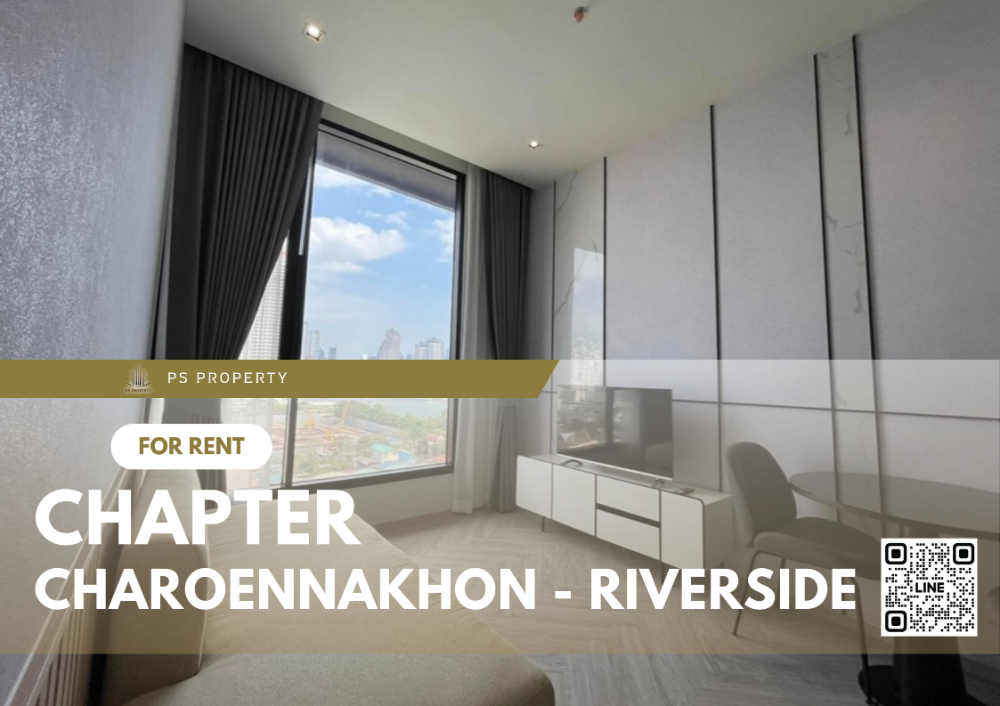 For rent🔥Chapter Charoennakhon - Riverside🔥Chao Phraya River view Fully decorated with furniture Complete electrical appliances For rent🔥Chapter Charoennakhon - Riverside🔥Chao Phraya River view Fully decorated with furniture Complete electrical appliances